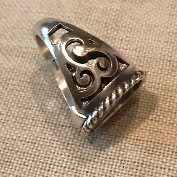 Brighton- interchangeable scroll ring set- size 7 - Picture 7 of 8